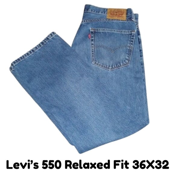 Levi's Relaxed Fit 550  36x32 - Picture 1 of 16